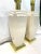 Art Deco Vintage Art Deco Ivory Table Lamps – Sculptural Cream Ceramic Lamps, Pair For Sale - Image 3 of 10