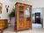 Biedermeier Display Cabinet in Walnut For Sale - Image 5 of 16