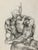 Figurative Vintage Original Male Nude Drawing For Sale - Image 3 of 4