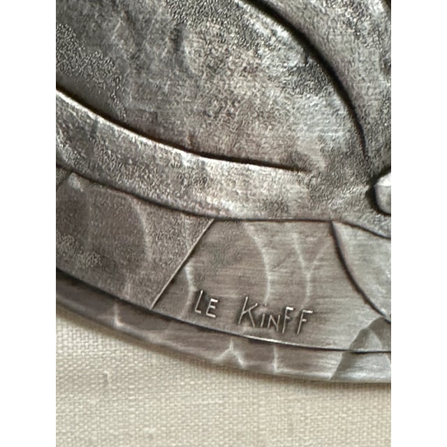 "Cendrillon" by Linda Le Kinff - Hand-Hammered Aluminum Relief (2001), Framed For Sale In Boston - Image 6 of 9