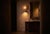 Metal Gold-Toned Wall Sconces with Textured Glass Shades, 1970s, Set of 2 For Sale - Image 7 of 13