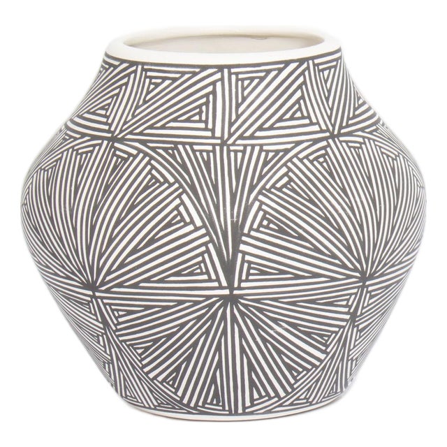Acoma Pueblo Pottery Vase by Debra Waconda For Sale