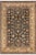Art Nouveau Style 1990's Pak-Persian Black/Green Wool Rug - 6'2'' X 9'0'' For Sale - Image 9 of 9