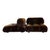 Textile Brown Alpaca Velvet Camaleonda Modular Sofa by Mario Bellini for C&B Italia, 1972, Set of 5 For Sale - Image 7 of 12