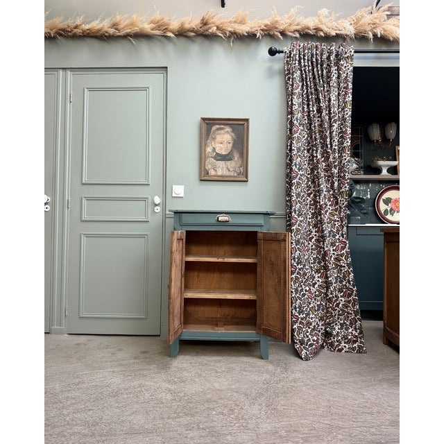 Small Parisian Painted Buffet, 1950s For Sale - Image 3 of 18