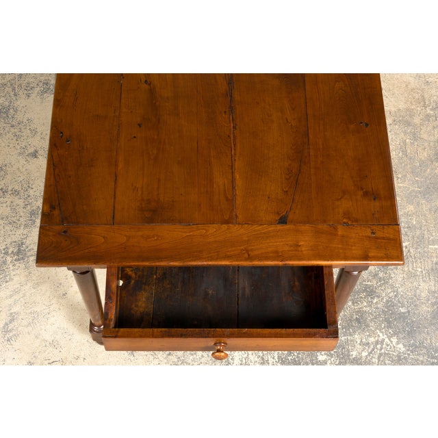 Mid-19th Century French Walnut Dining Table With Drawers, Provence For Sale - Image 10 of 18