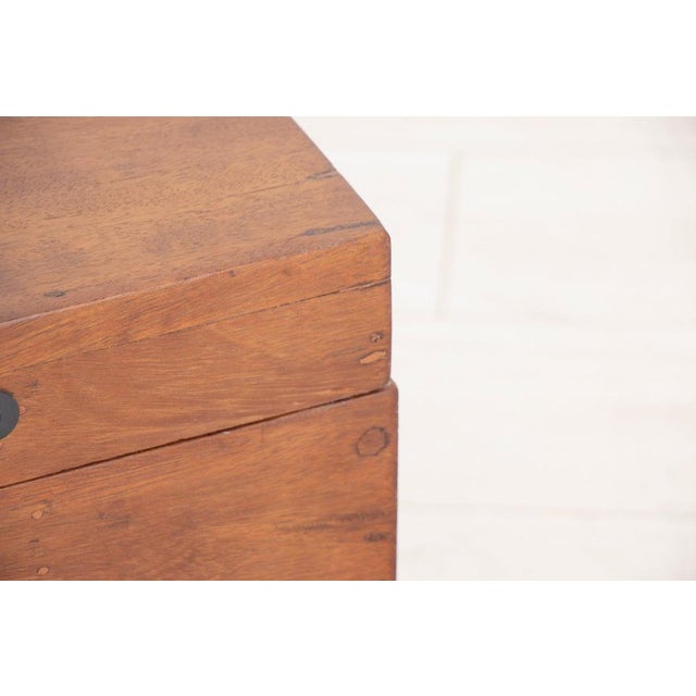 Wood Air Cargo Packing Crate in East African Mahogany For Sale - Image 7 of 13