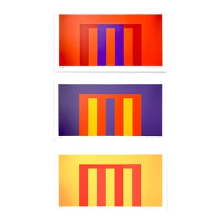 Paul Osipow, Portfolio Geometric Composition\., 1979, Handprinted Serigraph, Paper For Sale