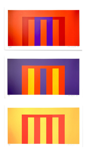 Paul Osipow, Portfolio Geometric Composition\., 1979, Handprinted Serigraph, Paper