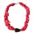 Vintage Coral and Smoke Quartz Beaded Necklace For Sale