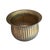 Hollywood Regency Large Vintage Solid Brass Fluted Cachepot Planter For Sale - Image 3 of 7