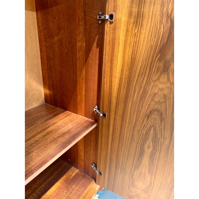 Unused 1960s Danish Modern Teak Armoire Dresser by Brouer Møbelfabrik – Stephen J. Cannell Estate For Sale In Los Angeles - Image 6 of 13