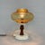Mid-Century Glass & Wood Table Lamp, Czechoslovakia, 1970s For Sale - Image 9 of 10