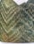 Custom pair of 22" pillows covered in a forest green lightweight embossed velvet in a chevron pattern. These pillows have...
