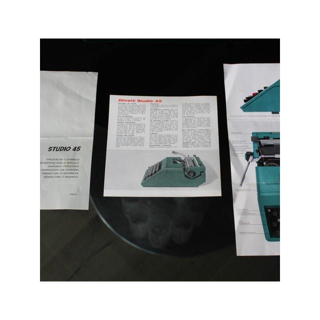 Studio 45 Typewriter by Olivetti, 1967 For Sale - Image 6 of 16