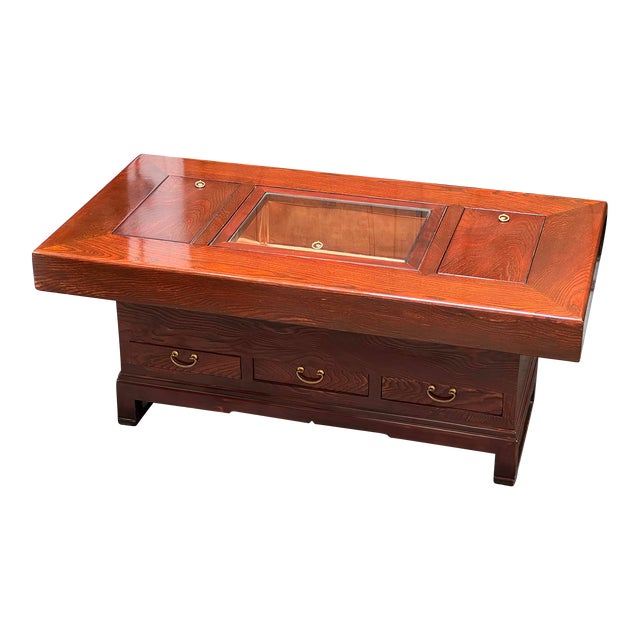 Mid 20th Century Japanese Hibachi Coffee Table Chairish