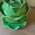 French Jean Roger Attributed Ceramic Majolica Green Cabbage Tureen With Under Plate For Sale - Image 4 of 9