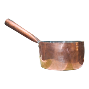 Vintage Copper French Saucepan Large MidCentury Pot