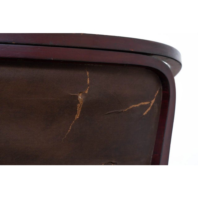 Brown No. 715 Sofa by Gustav Siegel for Jacob & Josef Kohn, 1890s For Sale - Image 8 of 18