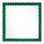 Fleur Home x Chairish Carnival Chaos Square Mirror in Malachite, 48x48 For Sale