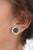 Vintage Sterling Silver Malachite Clip-on Stud Earrings, A Pair For Sale - Image 17 of 18