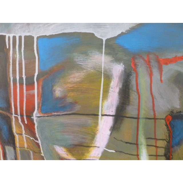 "Lower Falls" Large Abstract Oil and Acrylic Painting by Scott Spencer For Sale In Los Angeles - Image 6 of 8
