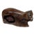 Hand Carved Exotic Wood Abstract Animal Sculpture For Sale