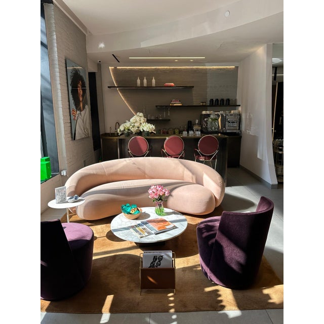 Contemporary Tacchini Julep Sofas in Dusty Pink by Jonas Wagell For Sale - Image 3 of 10
