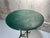 Forest Green Metal Gueridon Garden Table, 1950s For Sale - Image 4 of 7