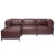 Contemporary Axis Corner Chair Avanti Pecan Titanium Frame For Sale - Image 3 of 5