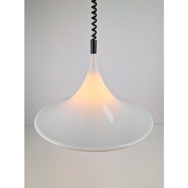 1980s Vintage Space Age Witch Hat Pendant Lamp by Harco Loor, 1980 For Sale - Image 5 of 11