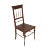 Set of 19th Century Turned Walnut Chiavarine Chairs For Sale