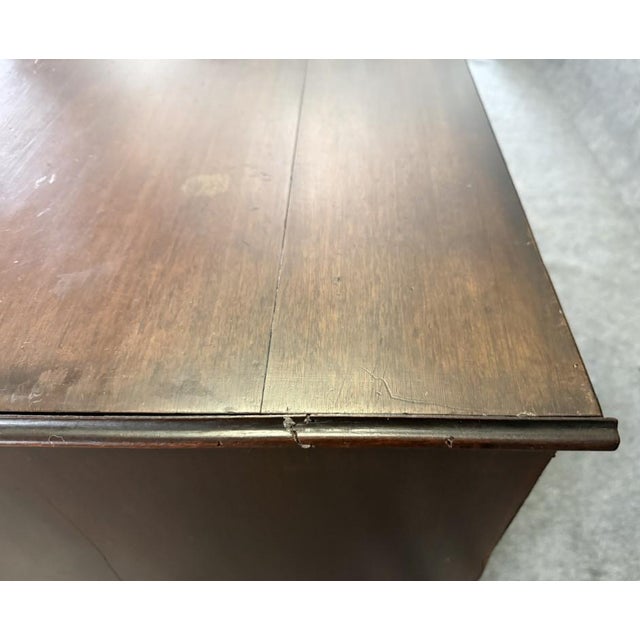 18th Century 5-Drawer Solid Mahogany Chest With Twisted Pulls For Sale - Image 14 of 15