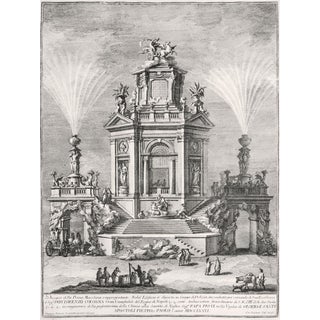 Nobil'Edifizio a diporto in Luogo di Delizia - Etching by Giuseppe Vasi - 1776 1776 For Sale