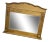 Highly unusual antique beveled glass pine mirror. Applied brackets and details not found on simple pine pieces. Add a...