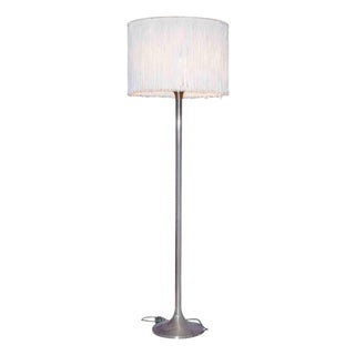 Vintage Metal & Fabric Floor Lamp by Gianfranco Frattini, Italy, 1960s For Sale