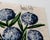 Vintage Tapestry Canvas The Blue Hydrangeas by Bernard Buffet, 1971 For Sale - Image 4 of 8