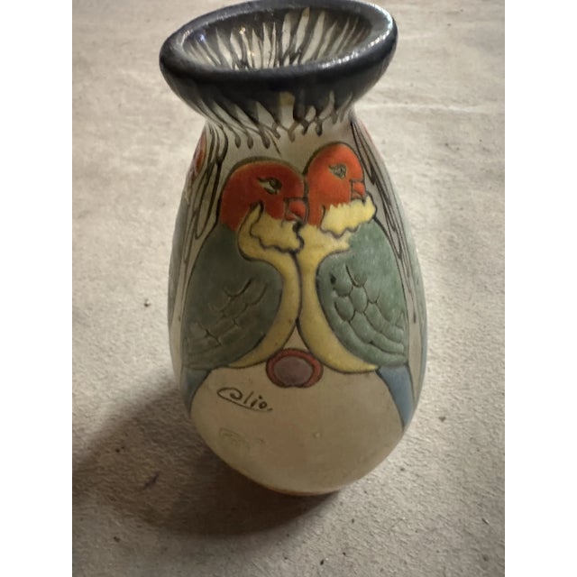 Glass Paste Vase by Clio, in Flawless conditions. Designed 1920 to 1949