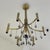1970s Modern Brass Chandelier attributed to Gaetano Sciolari, 1970s For Sale - Image 5 of 8