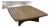 Brinton Coffee Table in Rustic Oak Veneer by Four Hands For Sale