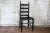 1930s Vintage Gothic Americana Oak LadderBack Accent Chair For Sale - Image 10 of 10