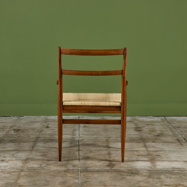 Gio Ponti Cane Seat Armchair for Knoll International For Sale - Image 9 of 18