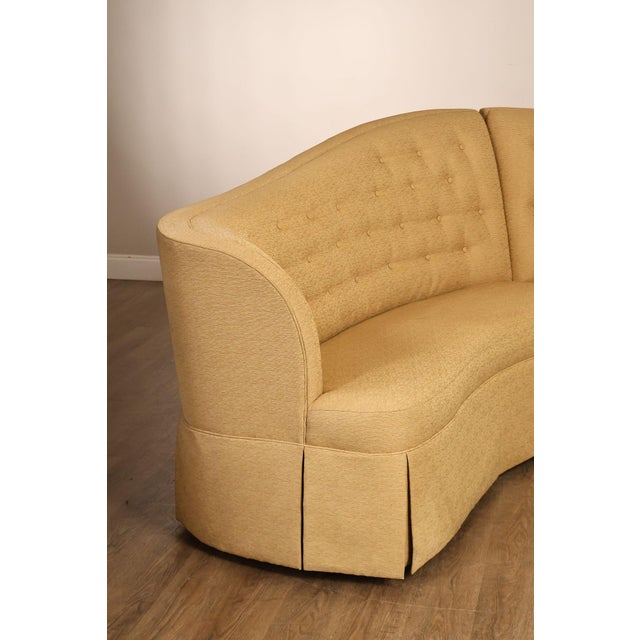 Thomasville Thomasville Bogart Collection Curved Corner Sofa For Sale - Image 4 of 18