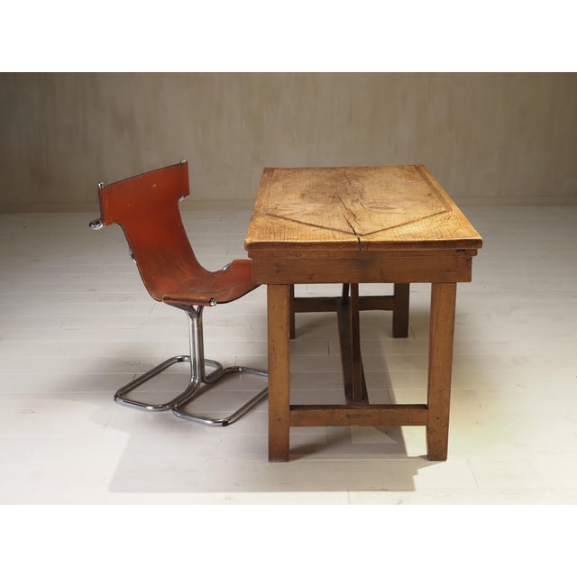 Vintage Italian Wooden Worktable For Sale - Image 5 of 16