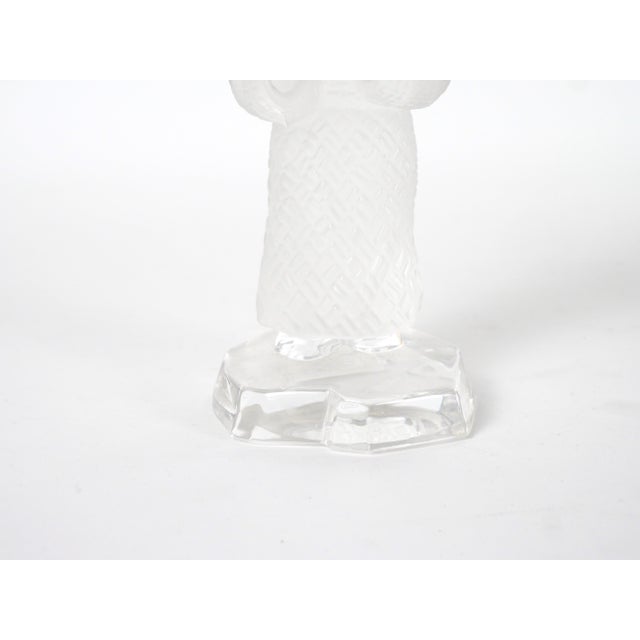 Saint-Louis 20th Century Saint-Louis French Crystal Figurine of a Scholar For Sale - Image 4 of 9