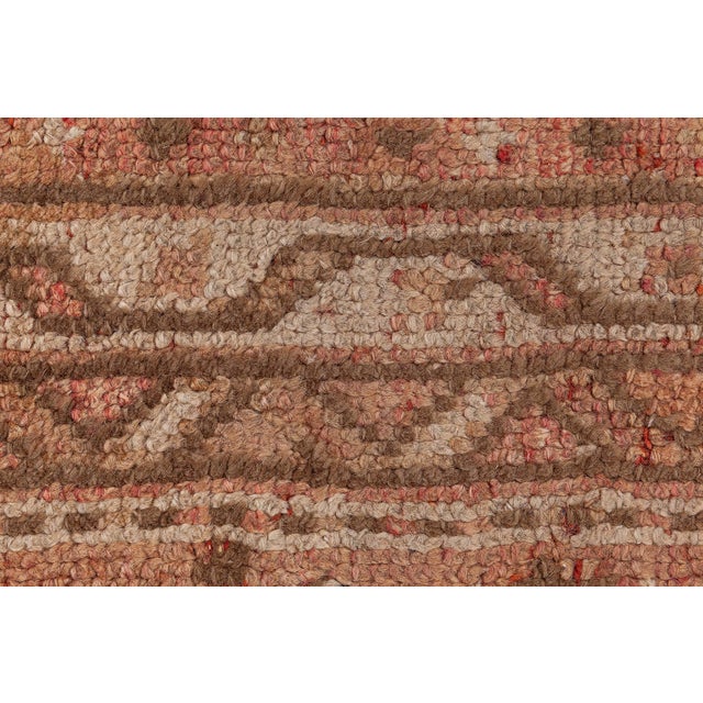 Textile Antique Turkish Oushak Rug For Sale - Image 7 of 8