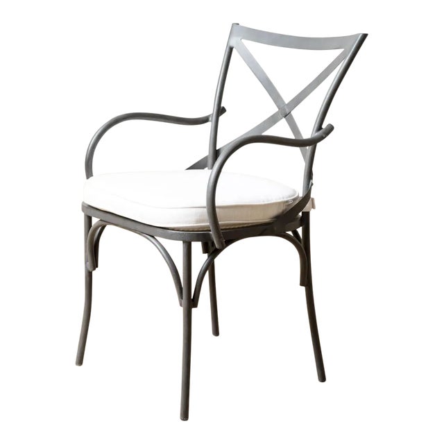 Beverly Outdoor Dining Arm Chair For Sale