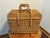 Vintage Wicker Picnic Basket With Double Handles & Latching Straps For Sale In New York - Image 6 of 11