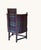 Large Antique Armchair with High Armrests in Tartan Fabric, 1890s For Sale - Image 4 of 13
