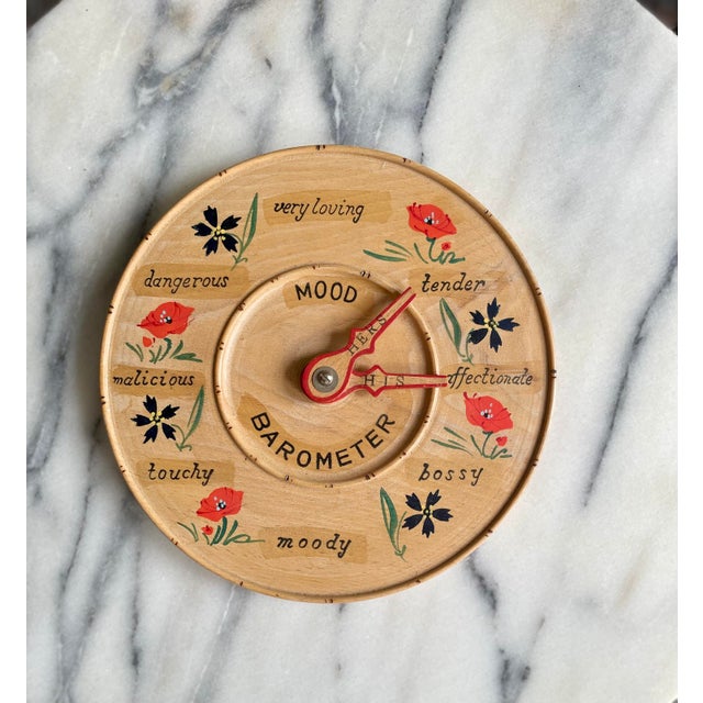 MidCentury Newlywed Kitsch His & Hers Mood Barometer Chairish